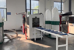 三轴无尾料切铝机