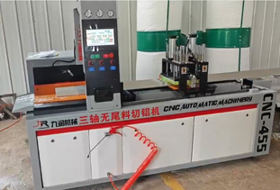 CNC-455三轴无尾料切铝机
